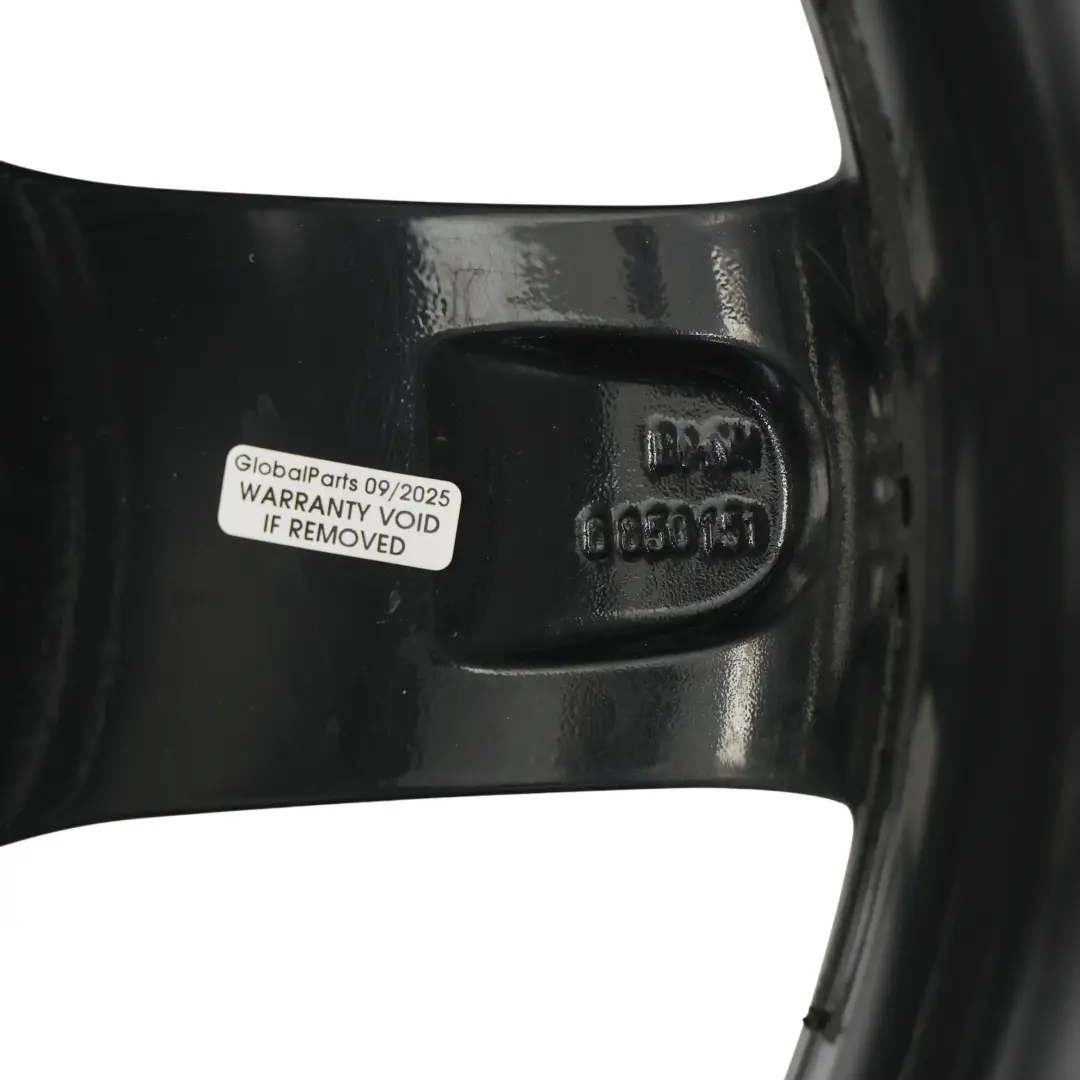 BMW F20 F21 Black Alloy Wheel Rim 17" Star Spoke 379 ET:43 7,5J - SKU 6850151-7 - Part number 6850151