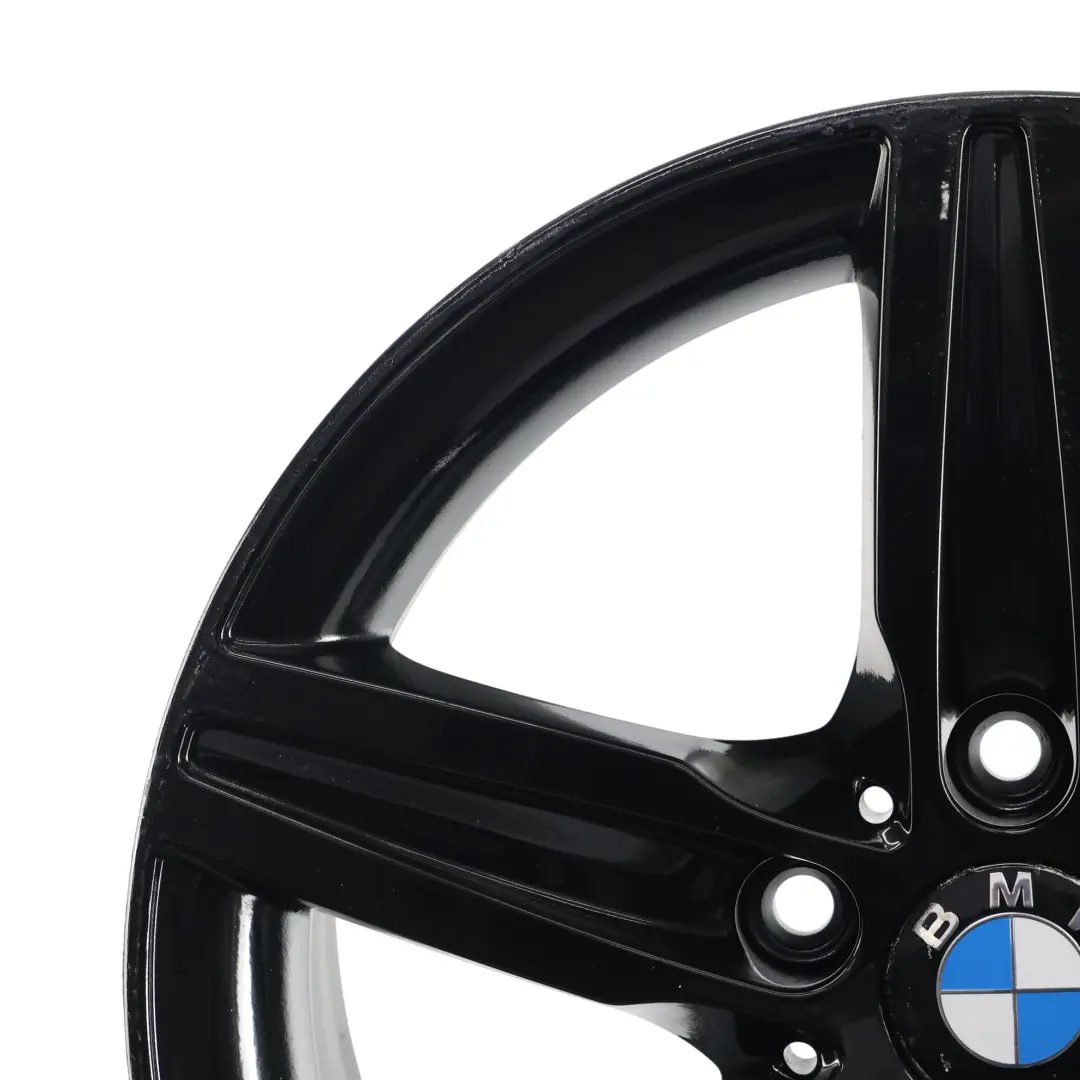 BMW F20 F21 Black Alloy Wheel Rim 17" Star Spoke 379 ET:43 7,5J - SKU 6850151-7 - Part number 6850151