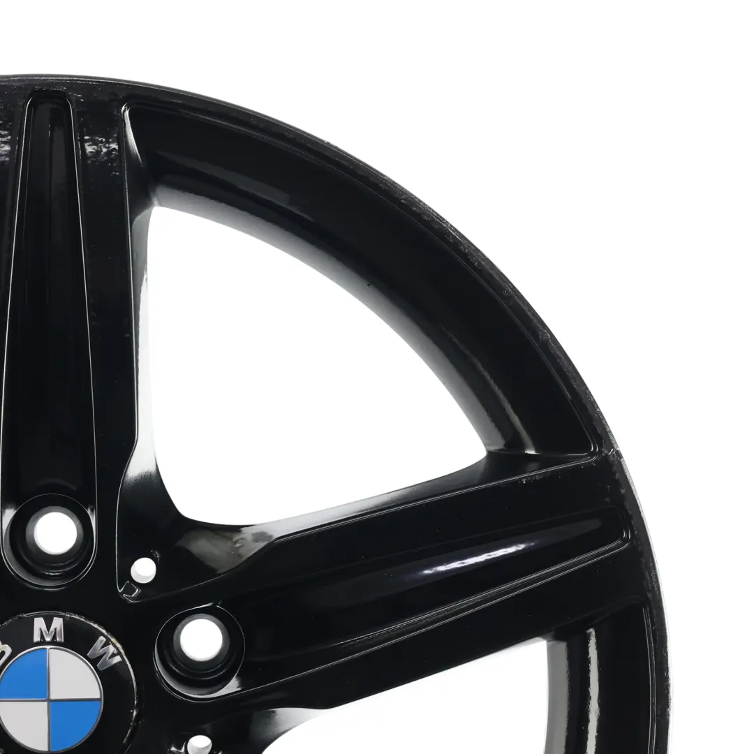 BMW F20 F21 Black Alloy Wheel Rim 17" Star Spoke 379 ET:43 7,5J - SKU 6850151-7 - Part number 6850151