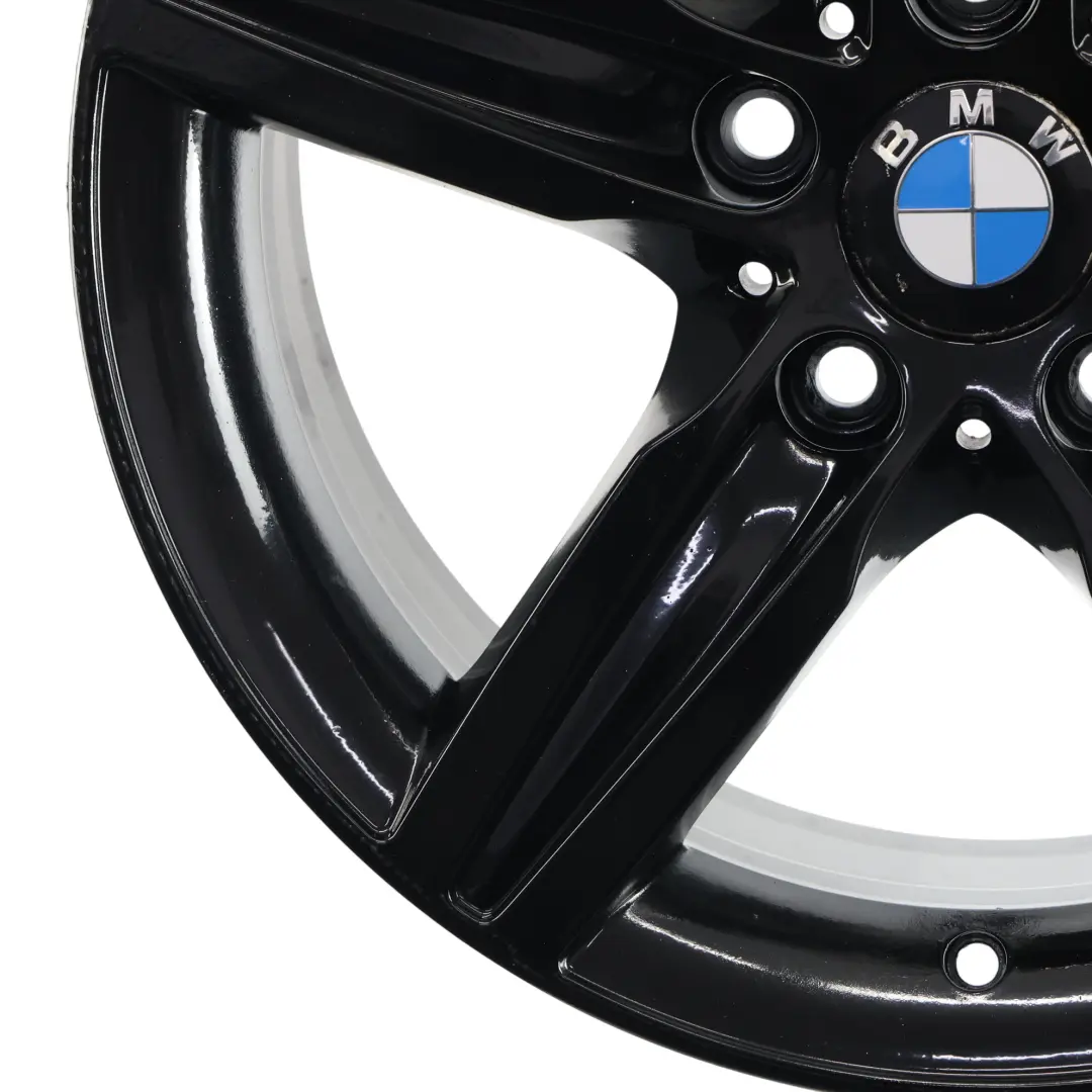 BMW F20 F21 Black Alloy Wheel Rim 17" Star Spoke 379 ET:43 7,5J - SKU 6850151-7 - Part number 6850151