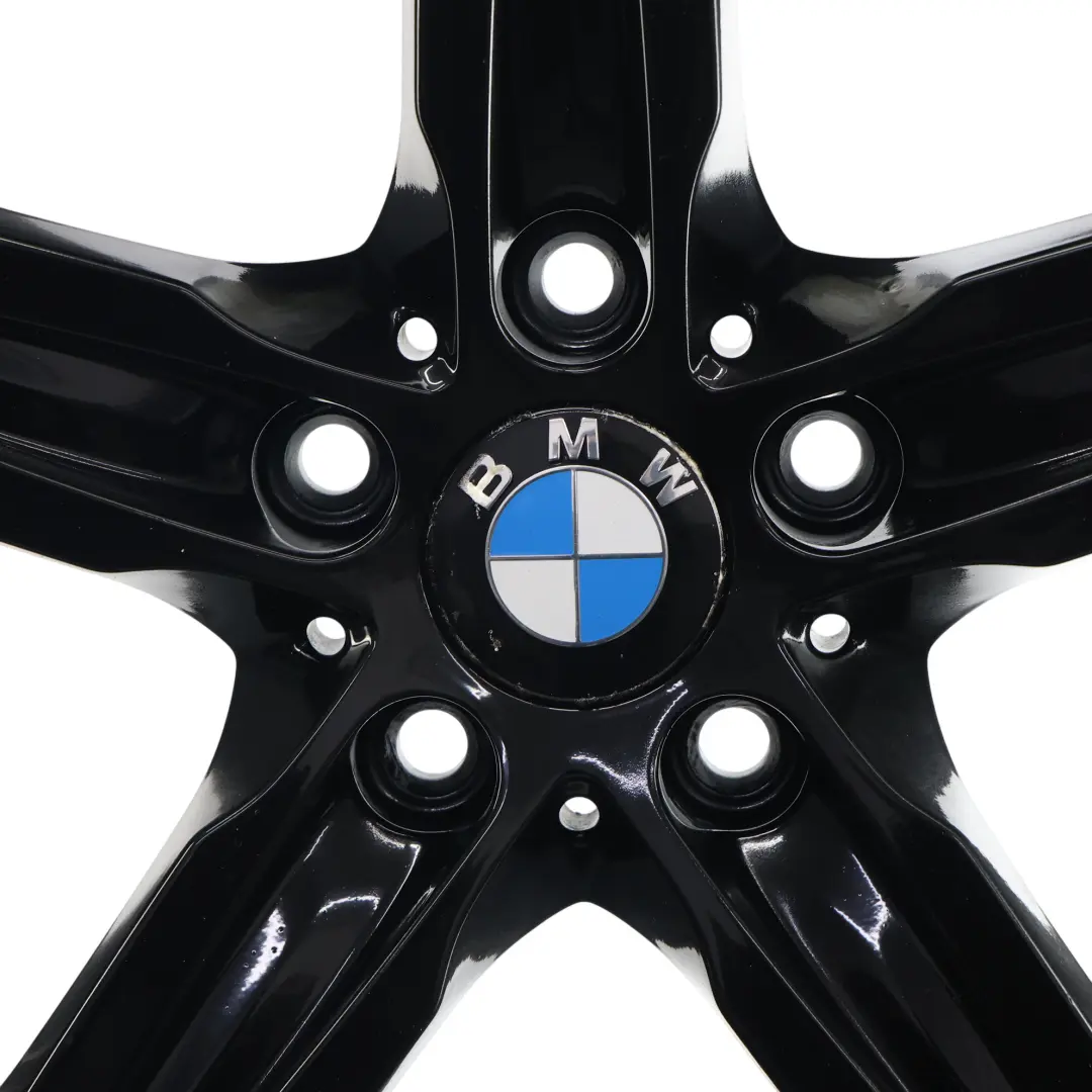 BMW F20 F21 Black Alloy Wheel Rim 17" Star Spoke 379 ET:43 7,5J - SKU 6850151-7 - Part number 6850151