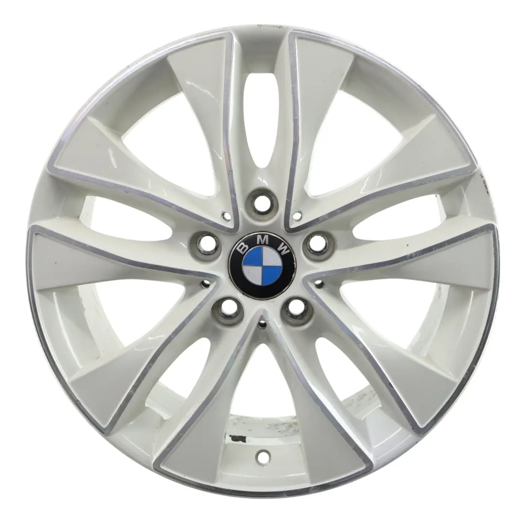 Alloy Rim 17" 7.5J ET:43 Styling 412 to BMW F20 F21 F22 Silver Wheel with Part number 6850152 BMW F20 F21 F22 Silver Wheel Alloy Rim 17" 7.5J ET:43 Styling 412 - SKU 6850152-2 - Part number 6850152