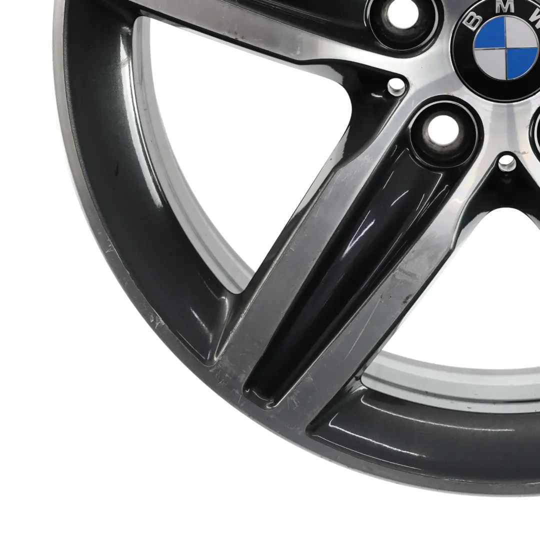 BMW F45 F46 Orbitgrey Alloy Wheel Rim 17" 7,5J ET:54 Star Spoke 379 - SKU 6855091-2 - Part number 6855091