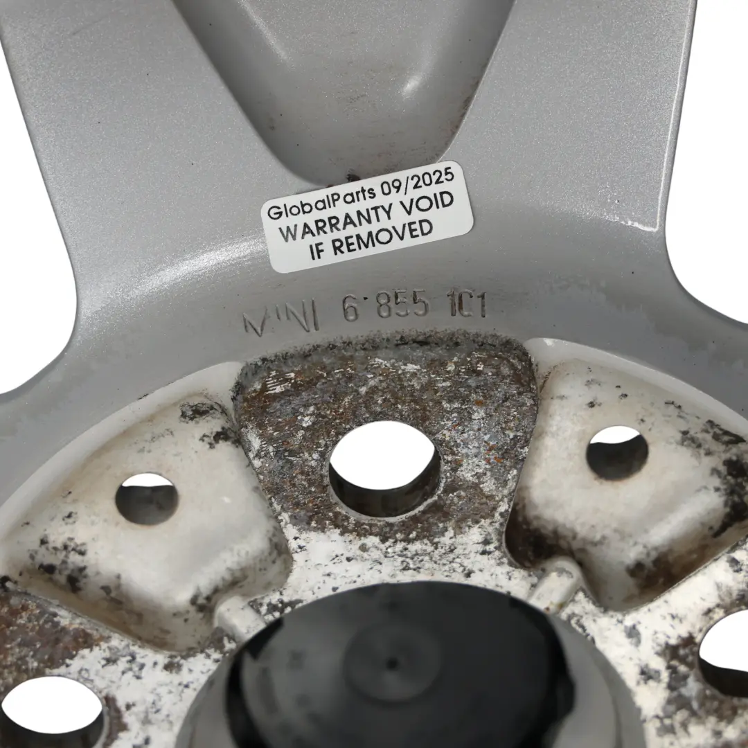 Alloy Rim 15" 5,5J ET:46 Heli Spoke 492 to Mini Cooper One F55 F56 F57 Wheel with Part number 6855101 Mini Cooper One F55 F56 F57 Wheel Alloy Rim 15" 5,5J ET:46 Heli Spoke 492 - SKU 6855101-1 - Part number 6855101