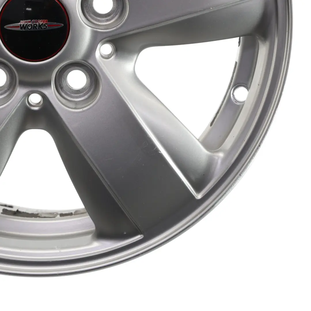 Alloy Rim 15" 5,5J ET:46 Heli Spoke 492 to Mini Cooper One F55 F56 F57 Wheel with Part number 6855101 Mini Cooper One F55 F56 F57 Wheel Alloy Rim 15" 5,5J ET:46 Heli Spoke 492 - SKU 6855101-1 - Part number 6855101