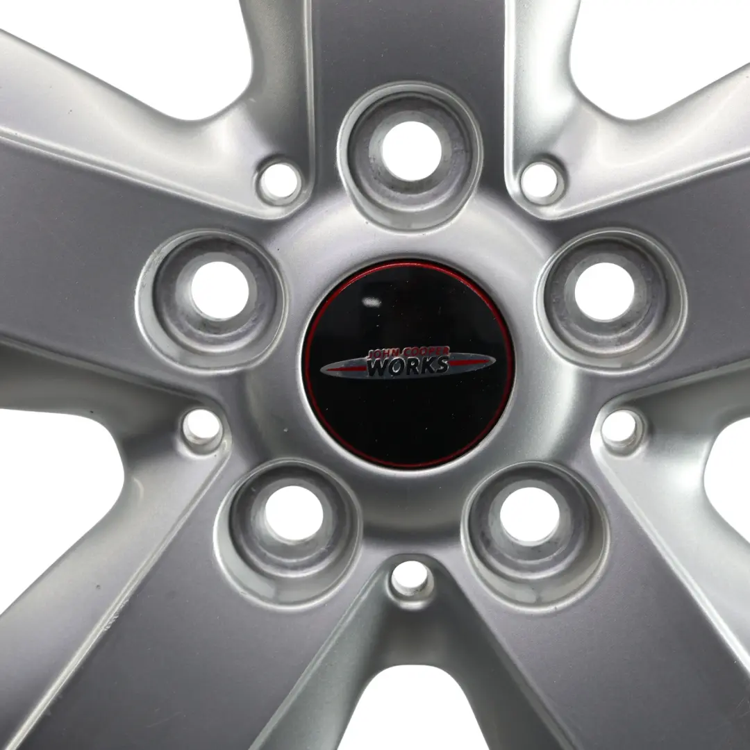 Alloy Rim 15" 5,5J ET:46 Heli Spoke 492 to Mini Cooper One F55 F56 F57 Wheel with Part number 6855101 Mini Cooper One F55 F56 F57 Wheel Alloy Rim 15" 5,5J ET:46 Heli Spoke 492 - SKU 6855101-1 - Part number 6855101