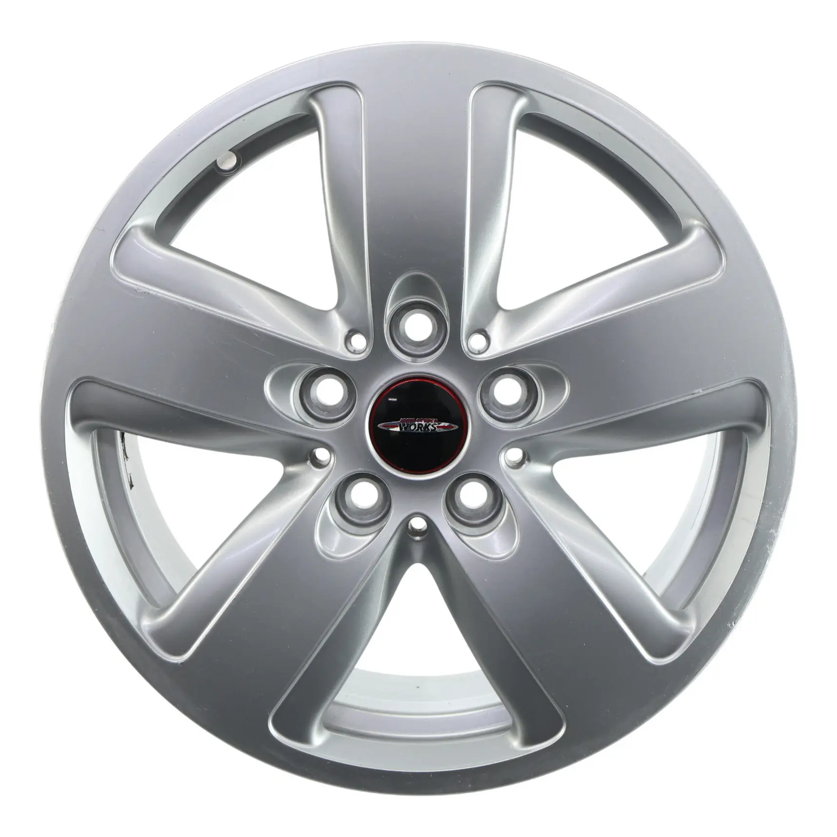 Mini Cooper F54 Jante argentée en alliage 16" ET:54 7J Revolite Spoke 6856043