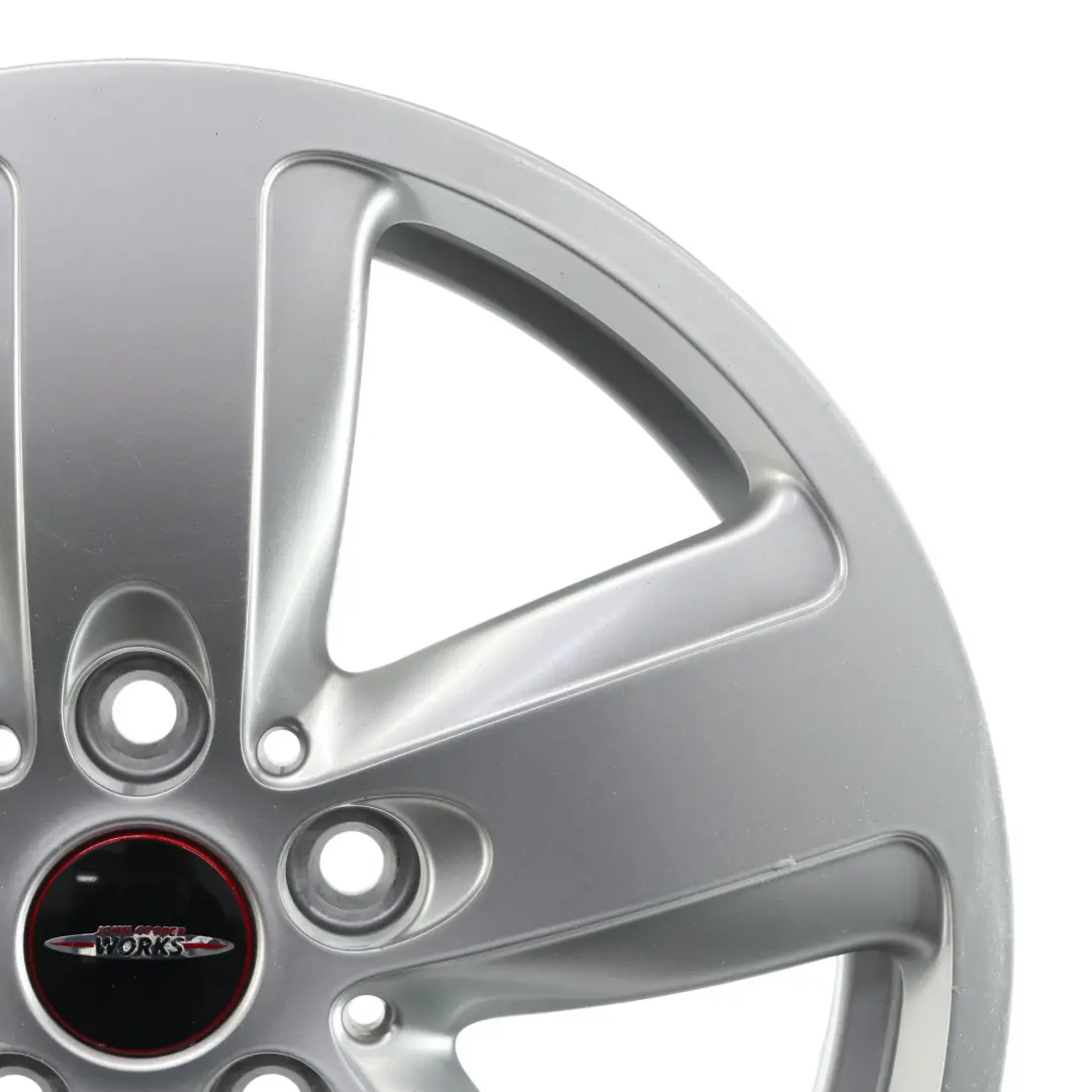 Alloy Rim 16" ET:54 7J Revolite Spoke to Mini Cooper F54 Silver Wheel with Part number 6856043 Mini Cooper F54 Silver Wheel Alloy Rim 16" ET:54 7J Revolite Spoke - SKU 6856043-1 - Part number 6856043