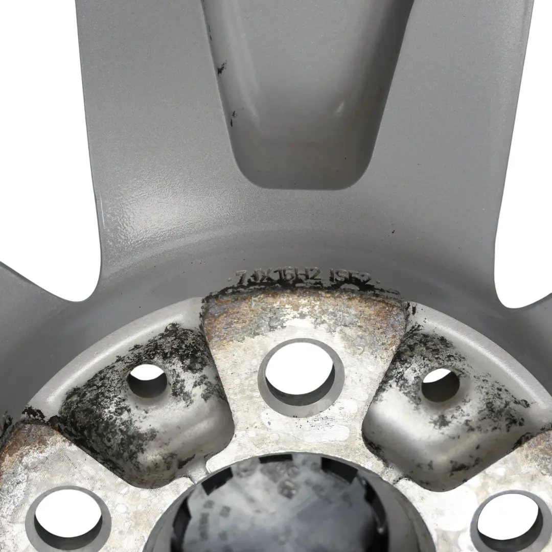 Silberne Leichtmetallfelge 16" ET:54 7J Revolite Speiche für Mini Cooper F54 mit Teilenummer 6856043 Mini Cooper F54 Silberne Leichtmetallfelge 16" ET:54 7J Revolite Speiche - SKU 6856043-2 - Teilenummer 6856043