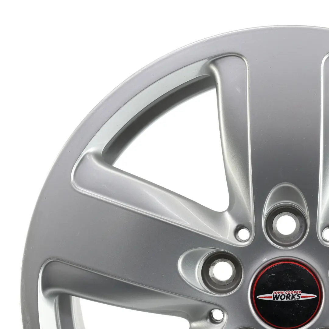 llanta de aleación de plata 16 "ET: 54 7J Revolite Spoke para Mini Cooper F54 con número de pieza 6856043 Mini Cooper F54 llanta de aleación de plata 16 "ET: 54 7J Revolite Spoke - SKU 6856043-2 - Número de pieza 6856043