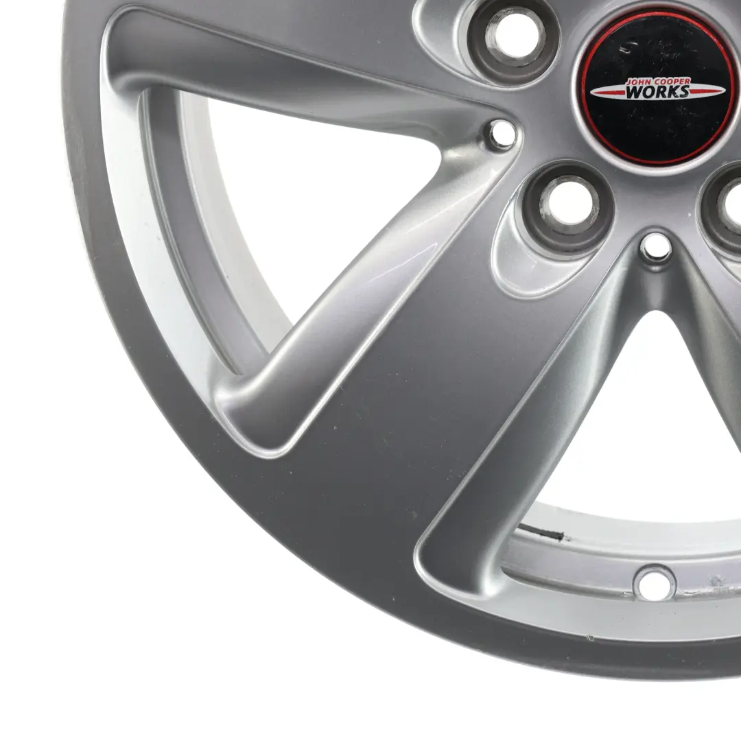 Alloy Rim 16" ET:54 7J Revolite Spoke to Mini Cooper F54 Silver Wheel with Part number 6856043 Mini Cooper F54 Silver Wheel Alloy Rim 16" ET:54 7J Revolite Spoke - SKU 6856043-2 - Part number 6856043