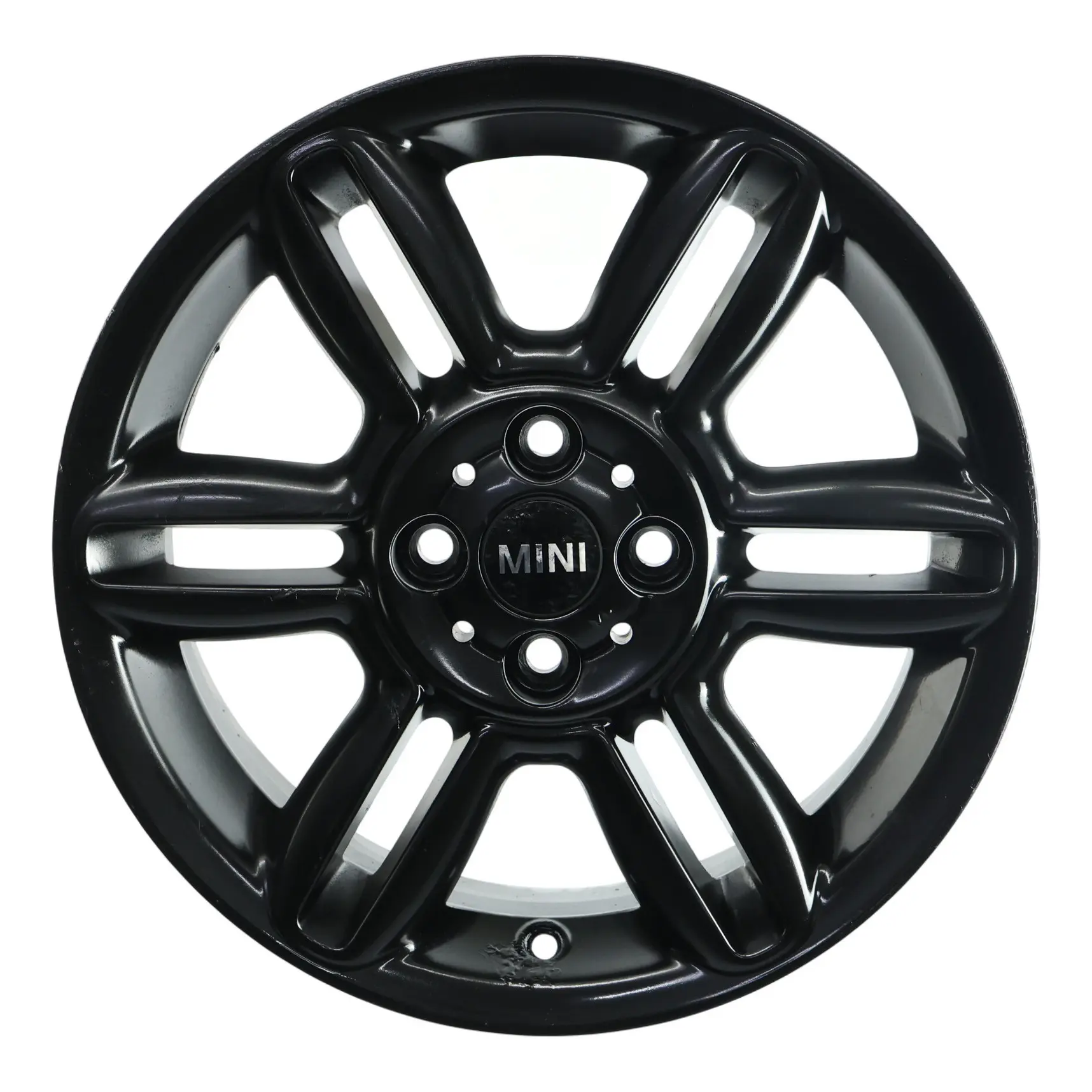 Mini Cooper R55 R56 R57 Cerchio In Lega Nero 16" 6,5J 6-Star Twin Spoke 119