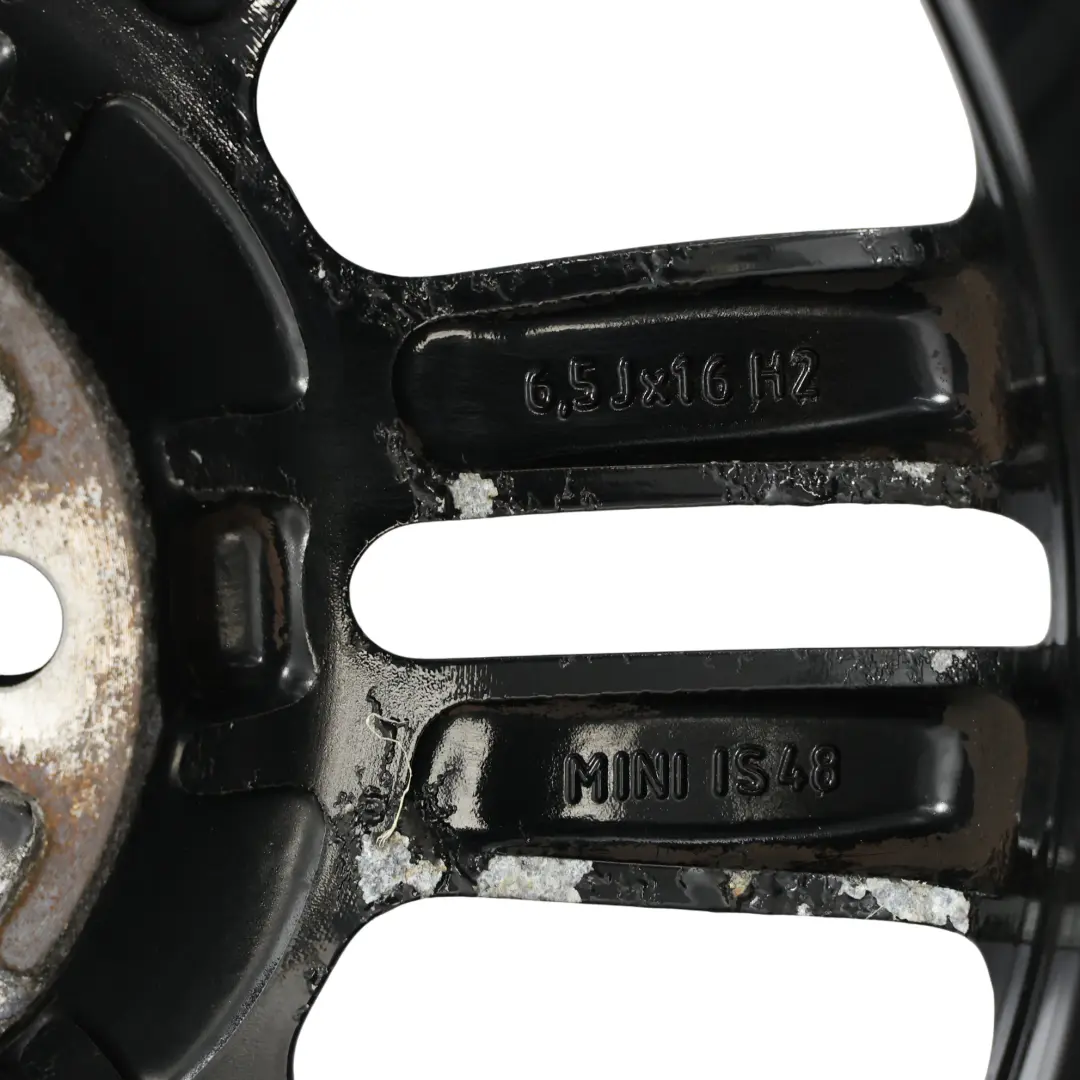 Mini Cooper R55 R56 R57 Jante Alliage Noire 16" 6,5J 6-Star à Double Rayons 119 - SKU 6856969-1 - Numéro de pièce 6856969