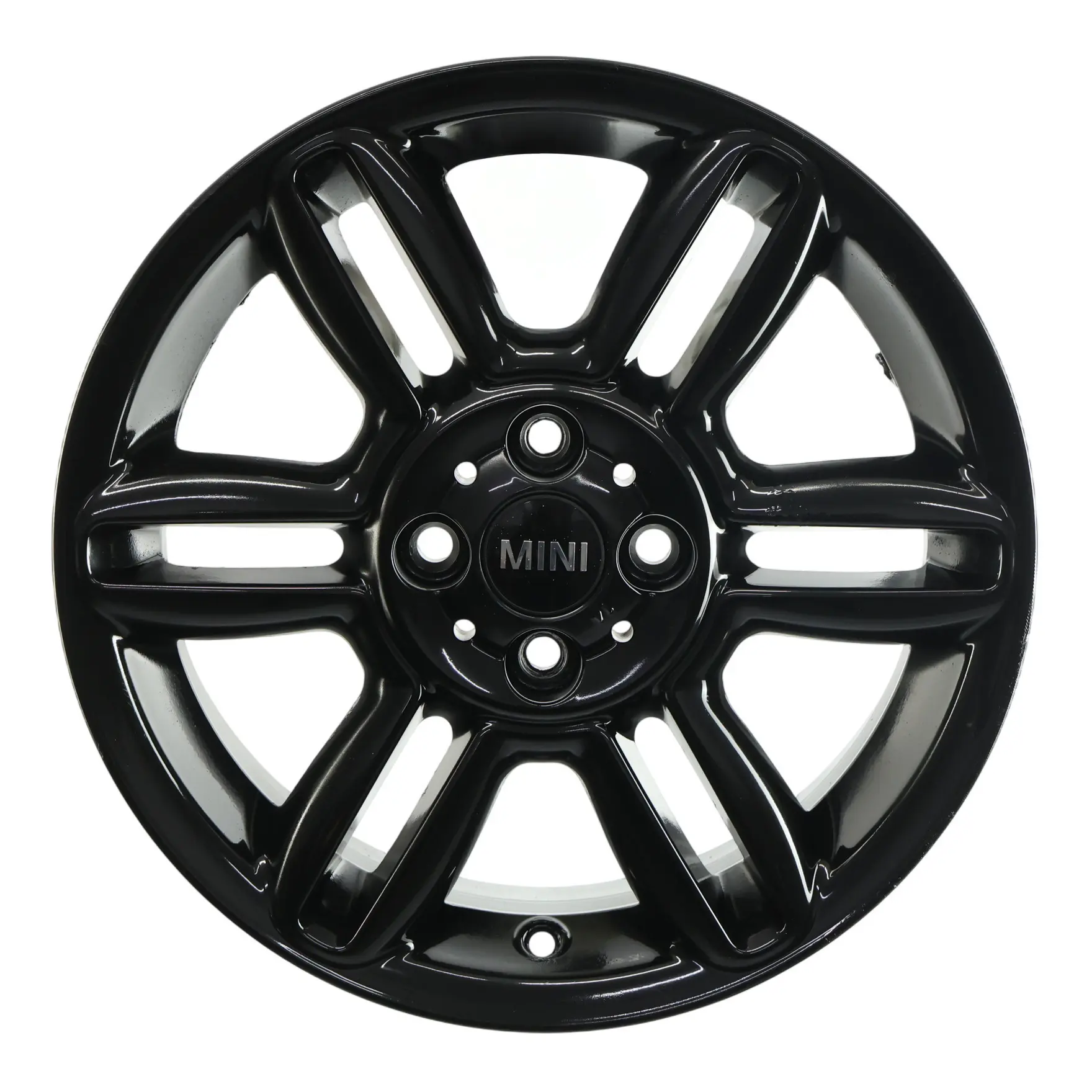 Mini Cooper R55 R56 R57 Cerchio In Lega Nero 16" 6,5J 6-Star Twin Spoke 119