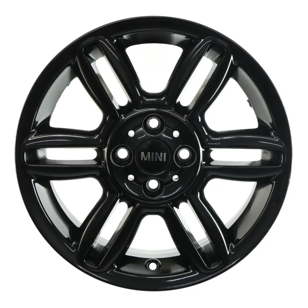 Mini Cooper R55 R56 R57 Llanta De Aleación Negra 16" 6,5J 6-Star Twin Spoke 119 - SKU 6856969-2 - Número de pieza 6856969