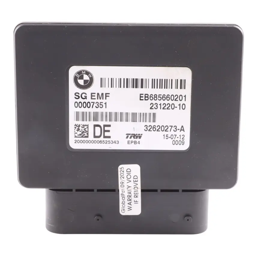 Control Unit EMF Rear Wheel Brake Module 6794260 to BMW Z4 E89 Roadster with Part number 6862244 BMW Z4 E89 Roadster Control Unit EMF Rear Wheel Brake Module 6794260 - SKU 6862244 - Part number 6862244