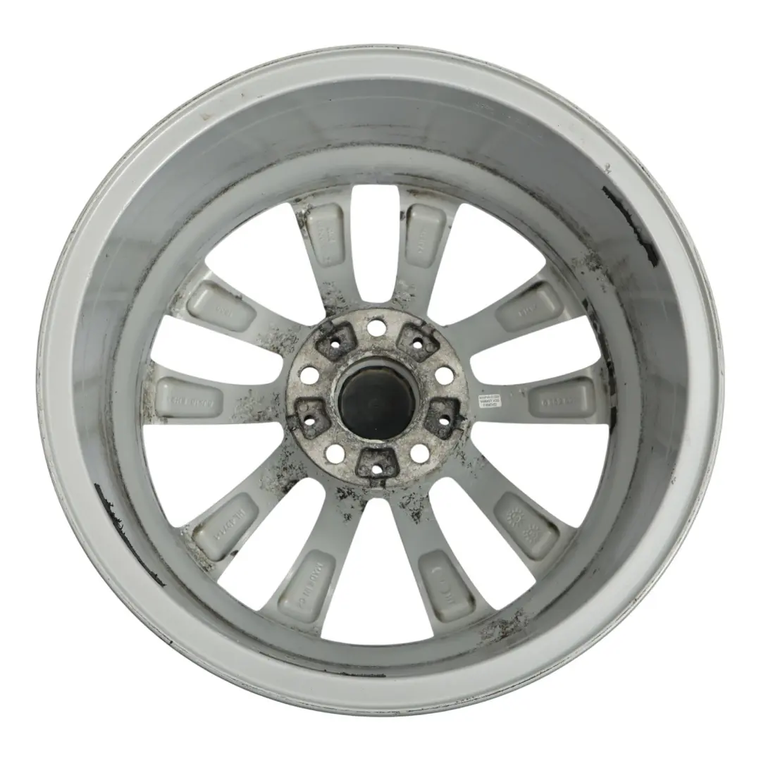 Alloy Rim 18" 8J ET:30 Styling 609 to BMW F10 F11 LCI Silver Wheel with Part number 6862892 BMW F10 F11 LCI Silver Wheel Alloy Rim 18" 8J ET:30 Styling 609 - SKU 6862892-1 - Part number 6862892