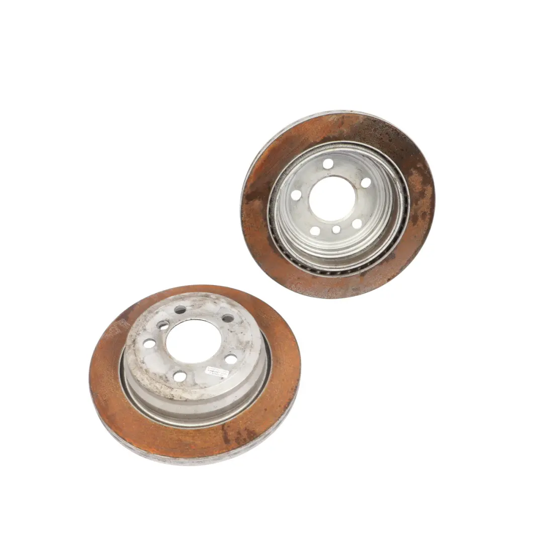 Brake Disc Plate Set to BMW F30 F31 F32 F34 GT F36 Rear with Part number 6864900 BMW F30 F31 F32 F34 GT F36 Rear Brake Disc Plate Set - SKU 6864900 - Part number 6864900