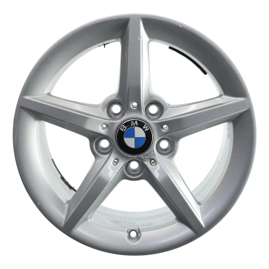 Alloy Rim 16" ET:40 7J Star Spoke 654 to BMW F20 F21 F22 F23 Silver Wheel with Part number 6866302 BMW F20 F21 F22 F23 Silver Wheel Alloy Rim 16" ET:40 7J Star Spoke 654 - SKU 6866302-1 - Part number 6866302