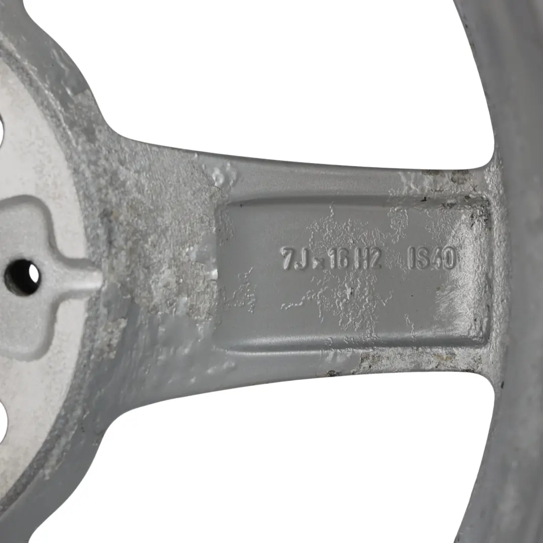 BMW F20 F21 F22 Silber Alu Felge Alufelge 16" 7J ET:40 Sternspeiche 654 - SKU 6866302-2 - Teilenummer 6866302