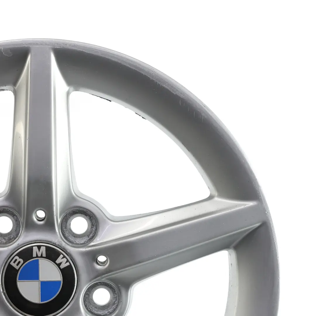 Alloy Rim 16" 7J ET:40 Star Spoke 654 to BMW F20 F21 F22 F23 Silver Wheel with Part number 6866302 BMW F20 F21 F22 F23 Silver Wheel Alloy Rim 16" 7J ET:40 Star Spoke 654 - SKU 6866302-2 - Part number 6866302