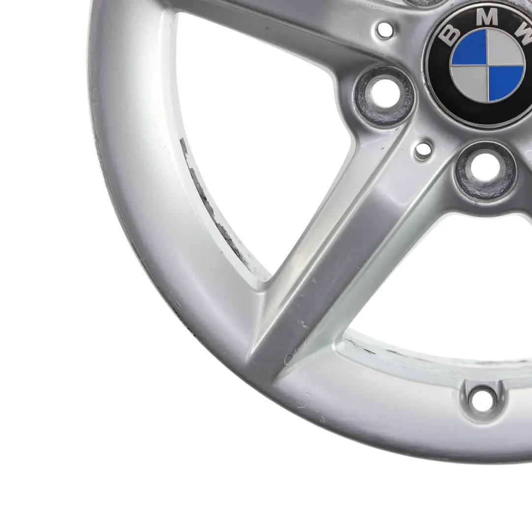 BMW F20 F21 F22 F23 Silver Wheel Alloy Rim 16" 7J ET:40 Star Spoke 654 - SKU 6866302-2 - Part number 6866302