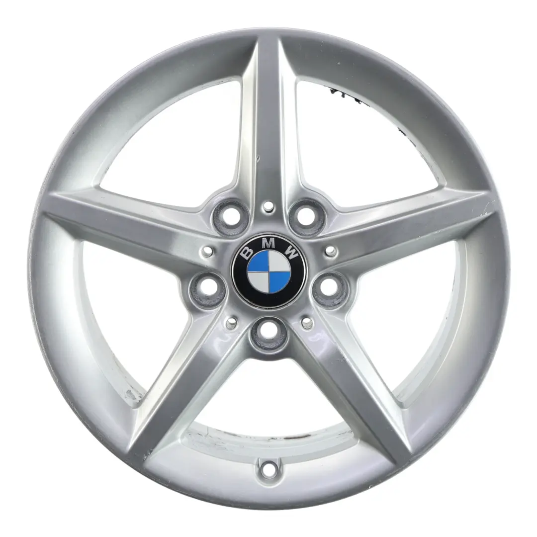 BMW F20 F21 F22 F23 Silver Wheel Alloy Rim 16" ET:40 7J Star Spoke 654 - SKU 6866302-3 - Part number 6866302