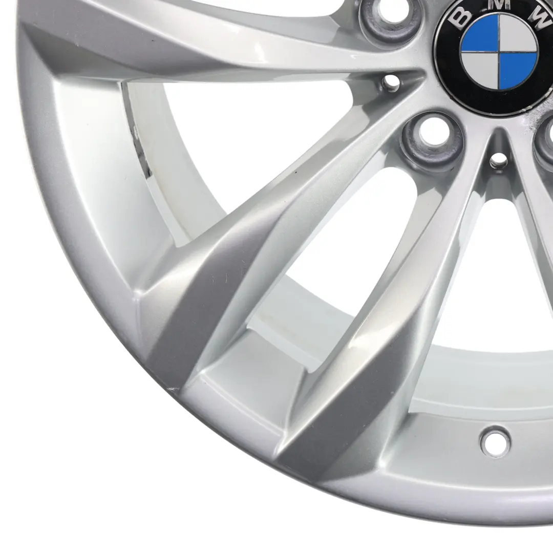 Alloy Rim 18" 9J ET:44 Styling 609 to BMW F10 F11 LCI Rear Silver Wheel with Part number 6868498 BMW F10 F11 LCI Rear Silver Wheel Alloy Rim 18" 9J ET:44 Styling 609 - SKU 6868498-2 - Part number 6868498