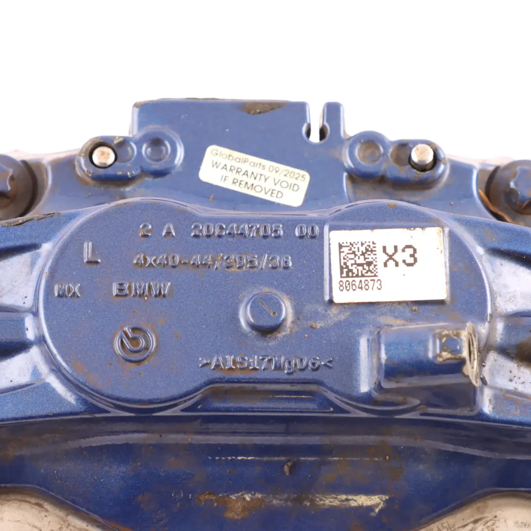 Brake Caliper Front Left N/S to BMW X3 M F97 X4 M F98 x5 G05 X6 G06 X7 G07 with Part number 6891327 BMW X3 M F97 X4 M F98 x5 G05 X6 G06 X7 G07 Brake Caliper Front Left N/S - SKU 6891327-1 - Part number 6891327