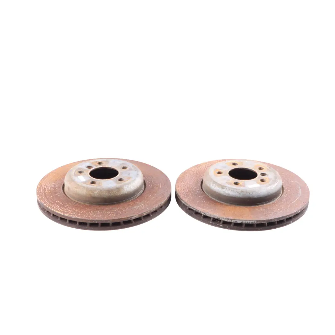 BMW F10 F11 F12 Front Wheel Brake Disc Left Right Ventilated N/O/S Set - SKU 6898723-1 - Part number 6898723