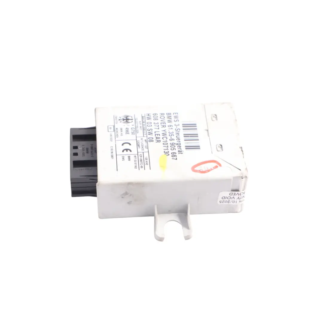 EWS 3 III ECU Inmovilizador Unidad Control Encend Módulo para BMW E46 E53 E83 con número de pieza 6905667 BMW E46 E53 E83 EWS 3 III ECU Inmovilizador Unidad Control Encend Módulo - SKU 6905667 - Número de pieza 6905667