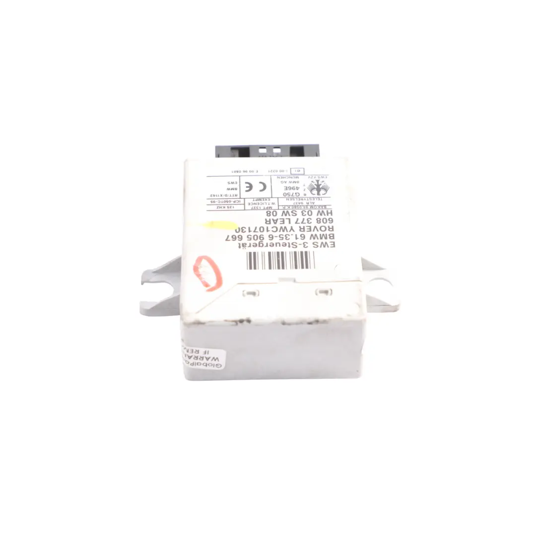BMW 3 5 7 X3 X5 Z4 Serie E38 E39 E46 E53 E85 E83 Boitier de cde EWS III - SKU 6905667 - Numéro de pièce 6905667