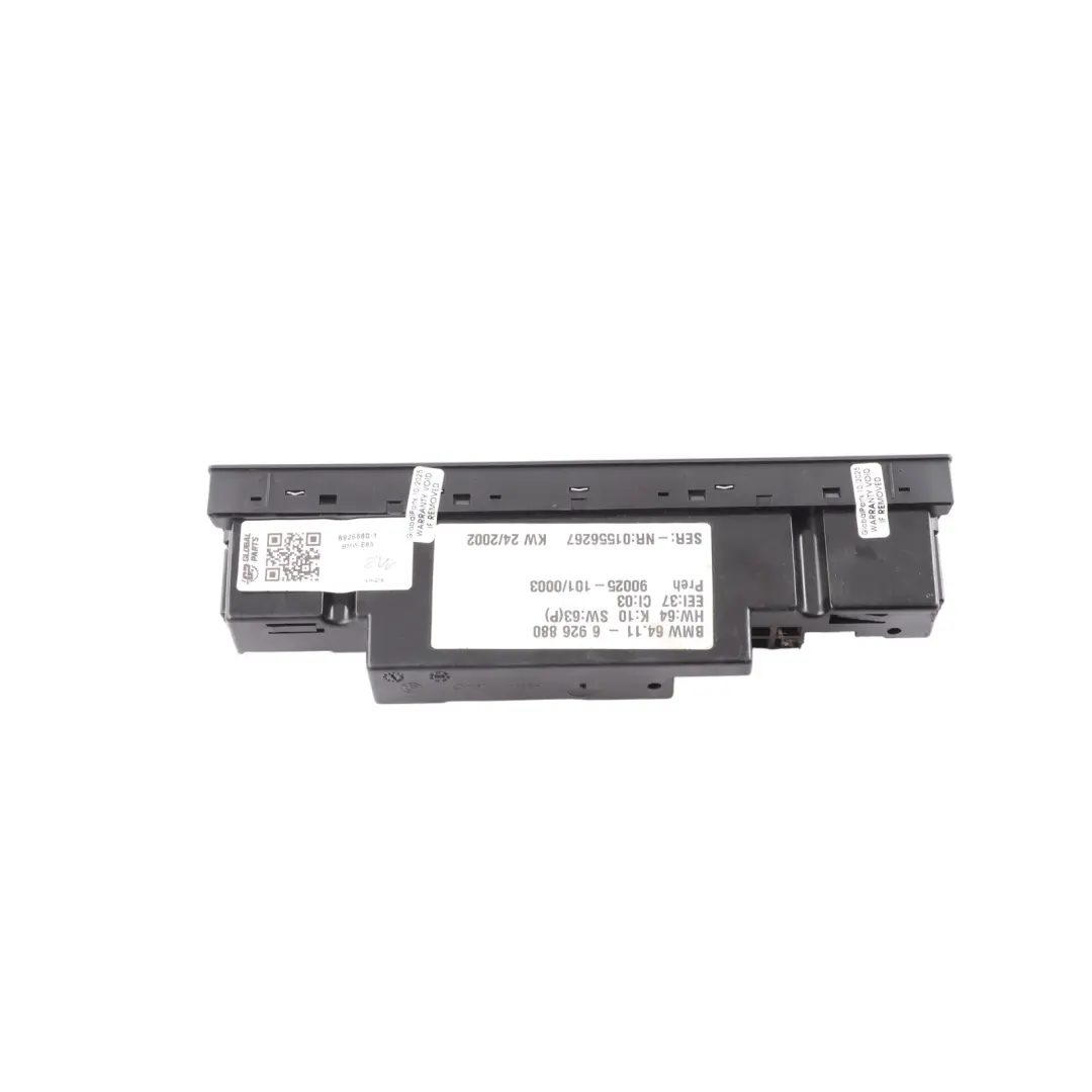 Automatik Klimaanlagen Steuerschalter für BMW X5 E53 mit Teilenummer 6926880 BMW X5 E53 Automatik Klimaanlagen Steuerschalter - SKU 6926880-1 - Teilenummer 6926880