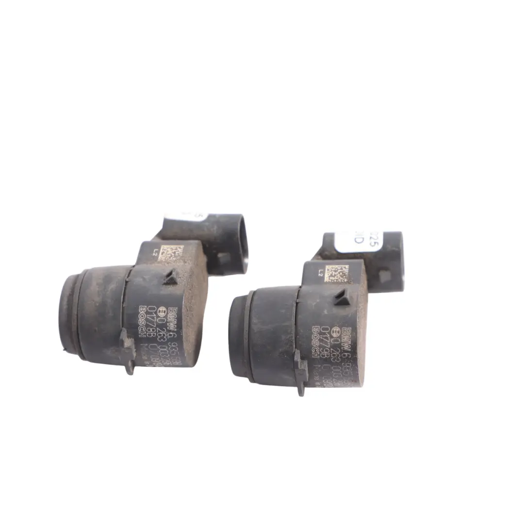 BMW E81 E87 E90 LCI PDC Parking Ultrasonic Sensor SET X2 Alpinweiss 3 - 300 - SKU 6935598-AW - Part number 6935598