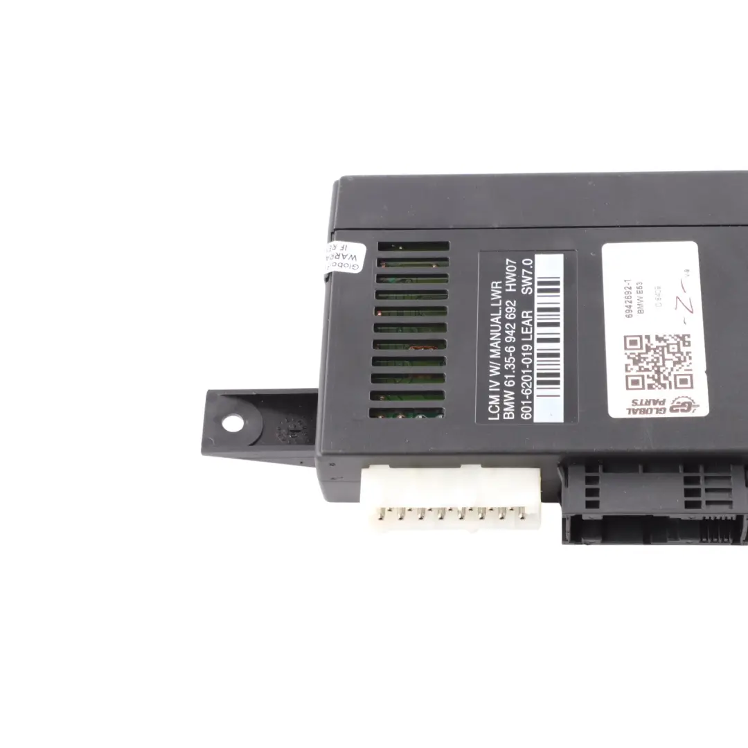 Light Check Module Control Unit ECU Lear Xenon LCM IV to BMW X5 E53 with Part number 6942692 BMW X5 E53 Light Check Module Control Unit ECU Lear Xenon LCM IV - SKU 6942692-1 - Part number 6942692