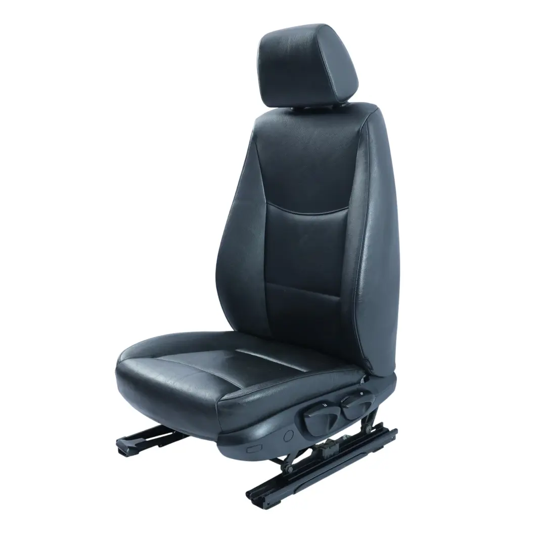 BMW E90 E91 Przedni Fotel Skórzany Dakota Black Lewy - SKU 6956377-5 - Numer Części 6956377