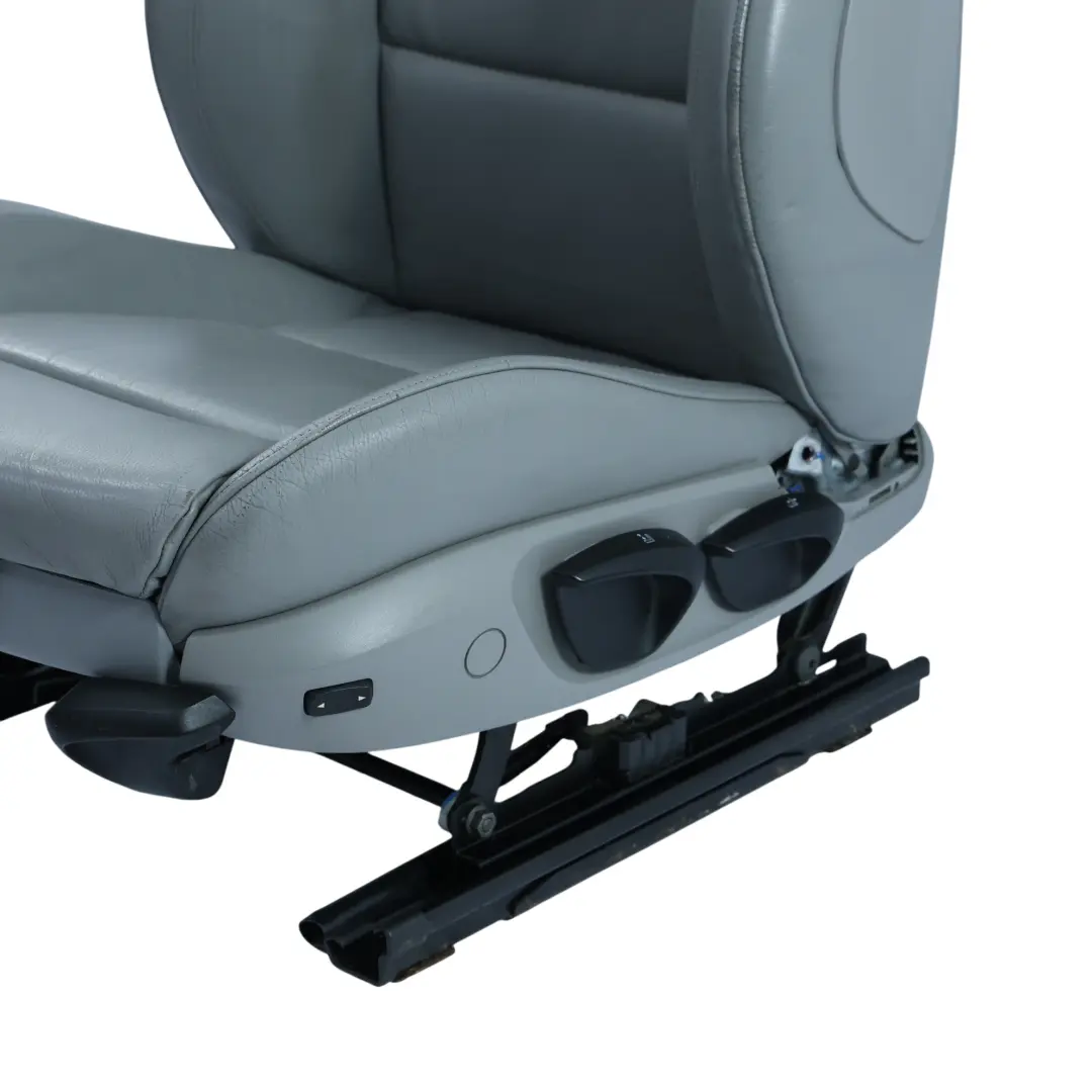  Front Seat BMW E90 E91 M Sport Heated Grey Leather Dakota Left N/S Interior - SKU 6956397-3 - Part number 6956397