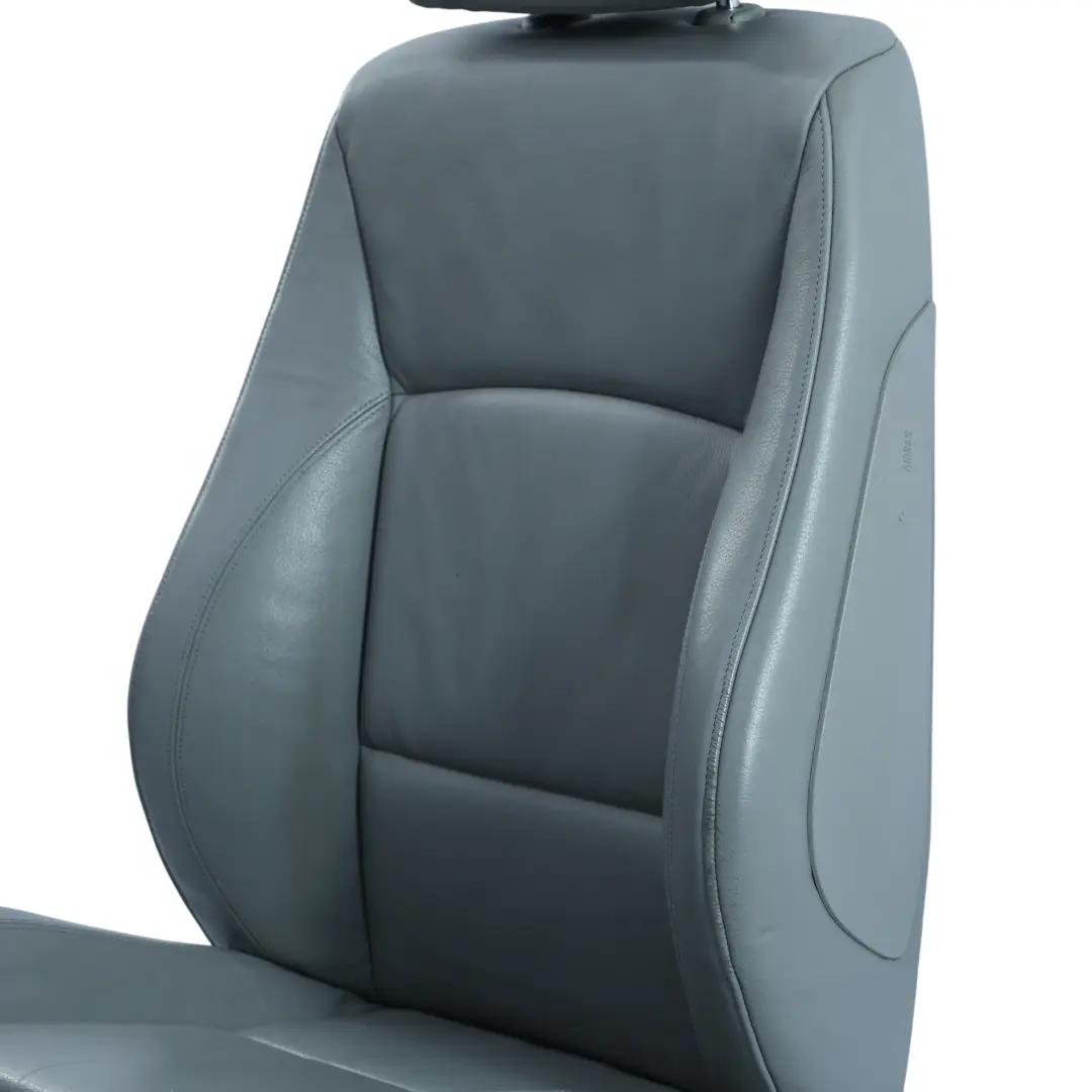  Front Seat BMW E90 E91 M Sport Heated Grey Leather Dakota Left N/S Interior - SKU 6956397-3 - Part number 6956397