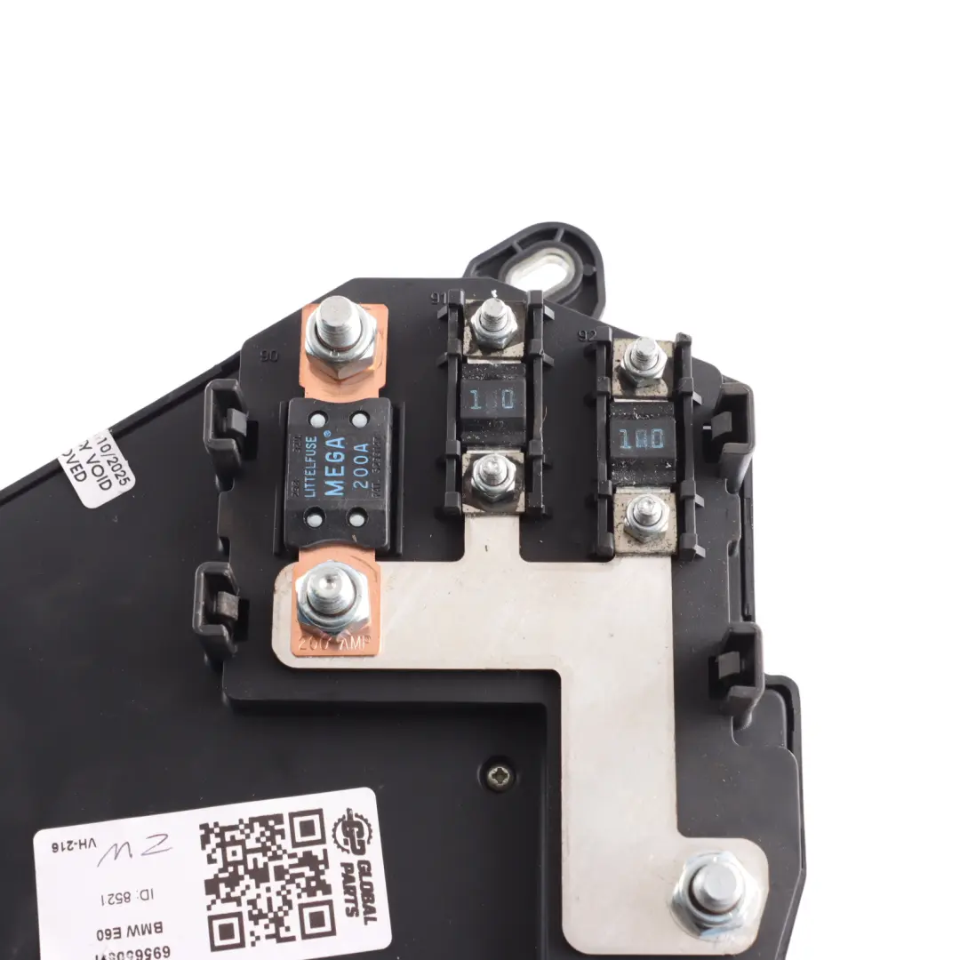 Caja De fusibles De distribucion trasera para BMW E60 E61 E63 E64 1 con número de pieza 6956505 BMW E60 E61 E63 E64 1 Caja De fusibles De distribucion trasera - SKU 6956505-1 - Número de pieza 6956505