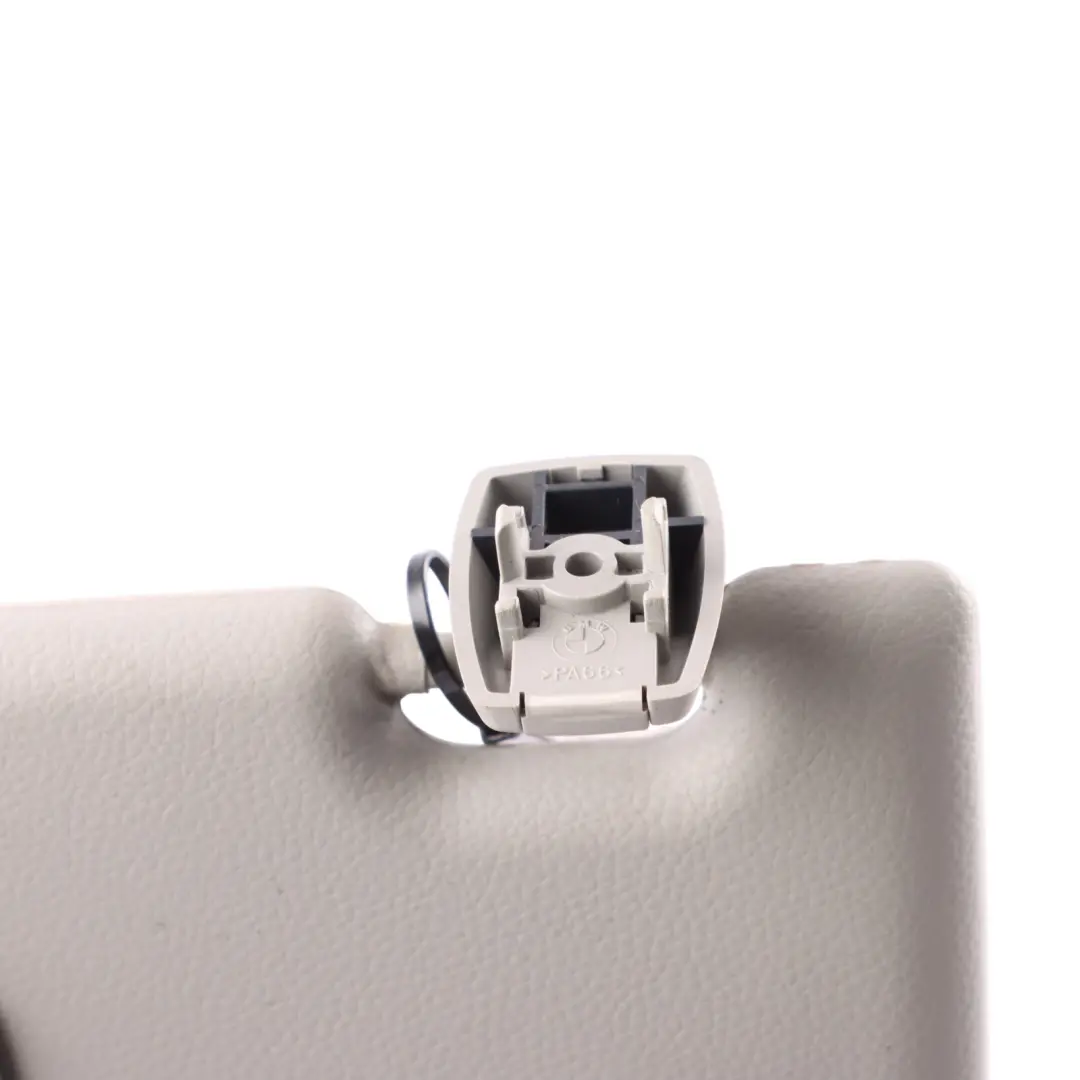 BMW E92 Sun Visor Cover Mirror Left N/S Cloth Fabric Grey - SKU 6957337-1 - Part number 6957337