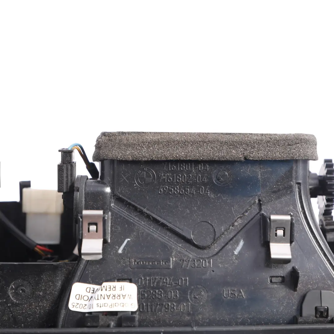 BMW X5 E70 X6 E71 Grille D'Aération Centrale Pour Tableau De Bord - SKU 6958654-1 - Numéro de pièce 6958654