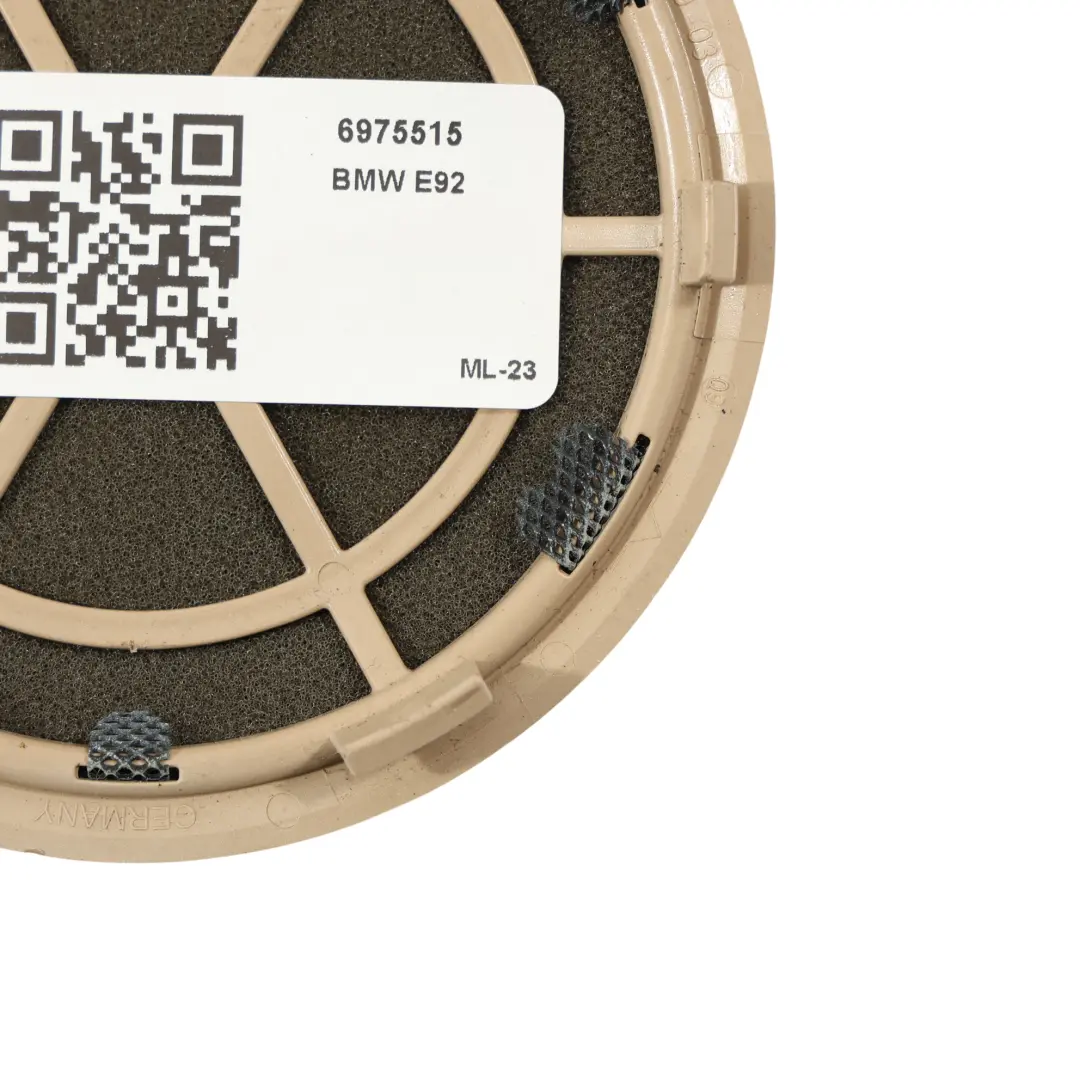 Cache Haut-Parleur Latéral Gauche Côté Conducteur Beige 6953637 pour BMW E92 E93 à propos du numéro de pièce 6975515 BMW E92 E93 Cache Haut-Parleur Latéral Gauche Côté Conducteur Beige 6953637 - SKU 6975515 - Numéro de pièce 6975515