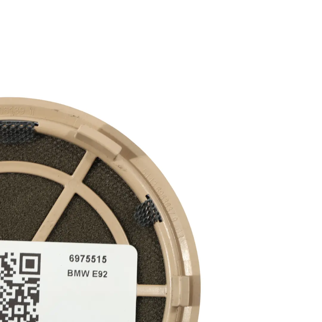 Cache Haut-Parleur Latéral Gauche Côté Conducteur Beige 6953637 pour BMW E92 E93 à propos du numéro de pièce 6975515 BMW E92 E93 Cache Haut-Parleur Latéral Gauche Côté Conducteur Beige 6953637 - SKU 6975515 - Numéro de pièce 6975515