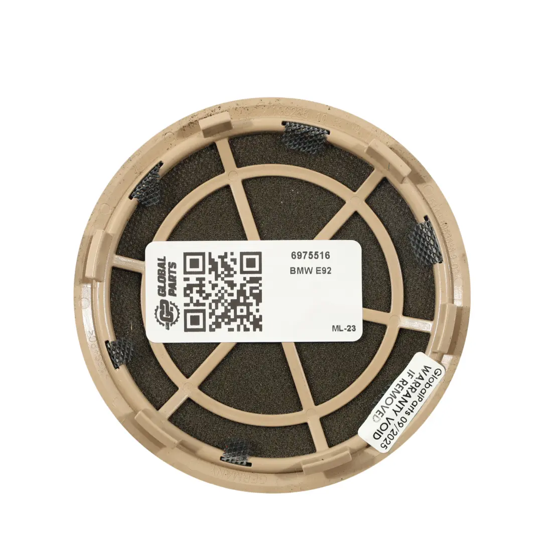 BMW E92 E93 Panel Lateral Trasero Cubierta Altavoz Recorte Derecho Beige 6953638 - SKU 6975516 - Número de pieza 6975516