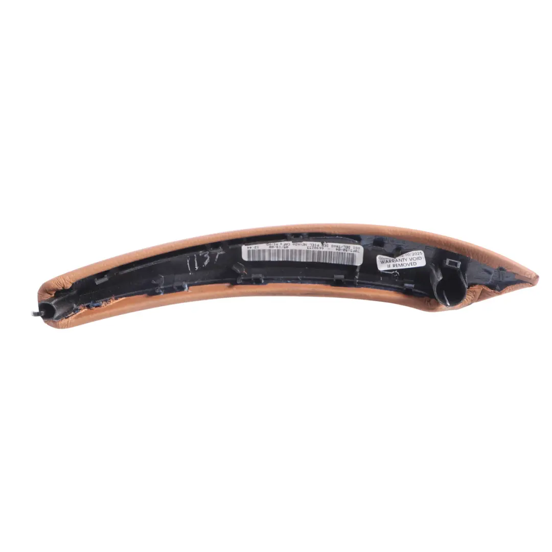 BMW X5 E70 Door Card Grab Handle Trim Panel Rear Right O/S Brown Leather - SKU 6970174 - Part number 6970174
