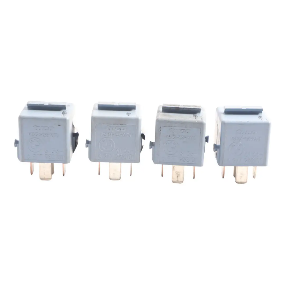 Mini Cooper R50 R53 R56 R57 R60 Relay No Contact Taubenblau Blue Set 4X - SKU 6977982-3 - Part number 6977982
