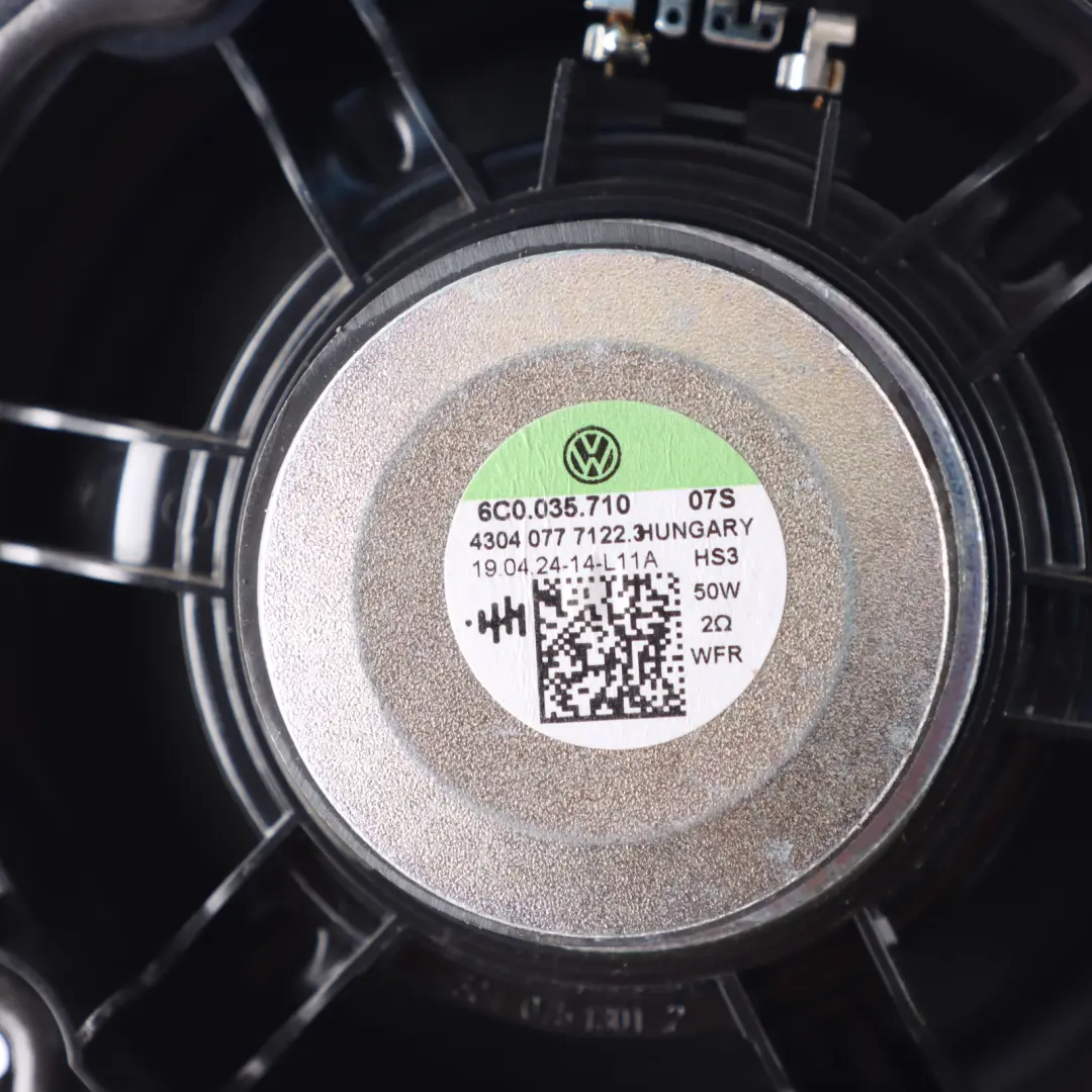 Mk5 Volkswagen Polo 6C Rear Door Speaker Left Right N/O/S to Seat Ibiza with Part number 6C0035710 Seat Ibiza Mk5 Volkswagen Polo 6C Rear Door Speaker Left Right N/O/S - SKU 6C0035710 - Part number 6C0035710