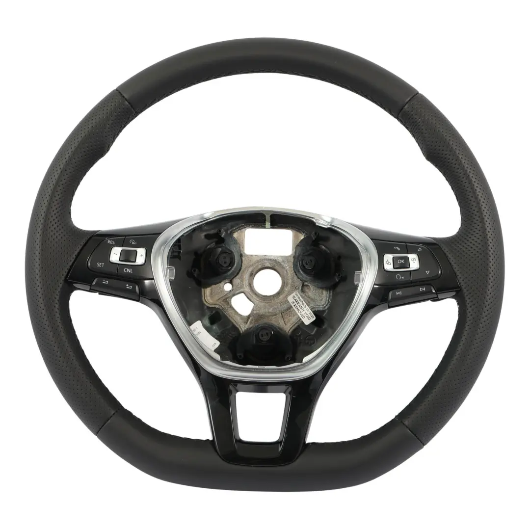VW Volkswagen Polo Mk5 6R 6C Lenkrad NEU Schwarz Leder - SKU 6C0419091F-1 - Teilenummer 6C0419091F
