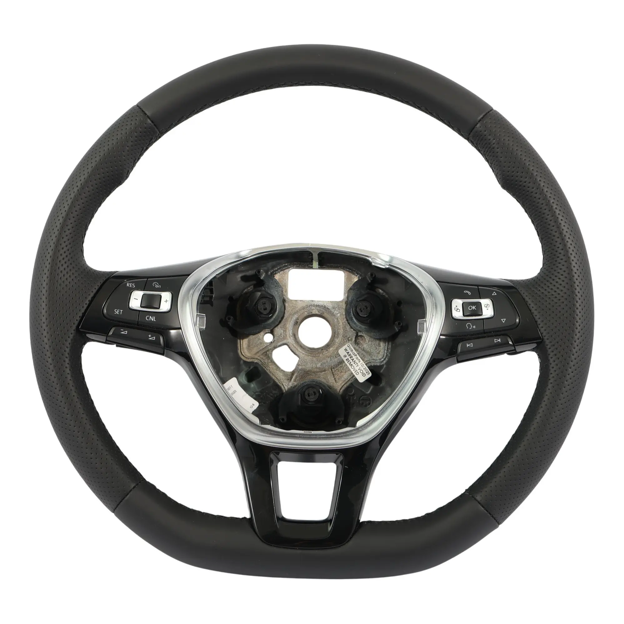 VW Volkswagen Polo Mk5 6R 6C Steering Wheel NEW Black Leather 6C0419091F