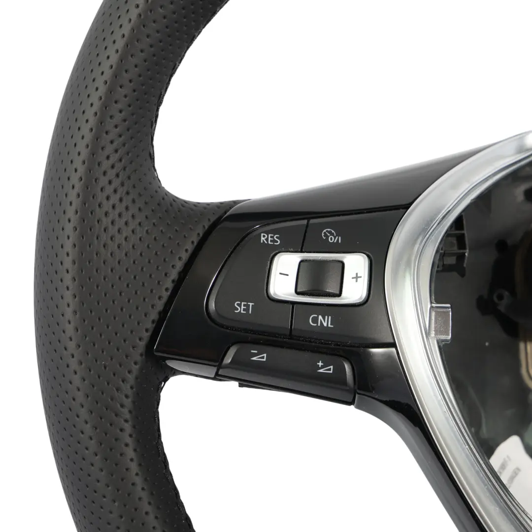 VW Volkswagen Polo Mk5 6R 6C Steering Wheel NEW Black Leather - SKU 6C0419091F-1 - Part number 6C0419091F
